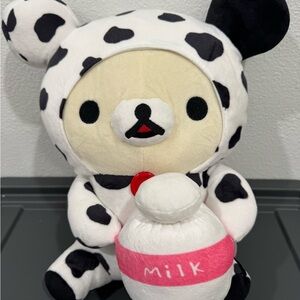 Rilakkuma San-X Korilakkuma Seated Cow Plush Stuffed Animal